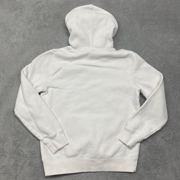 Levis Hoodie Mens Medium White Loud Logo Pullover‎ Drawstring Sweatshirt - Picture 6 of 9
